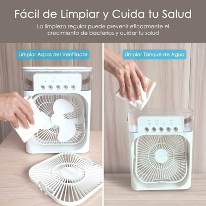 Ventilador portátil con aire frío