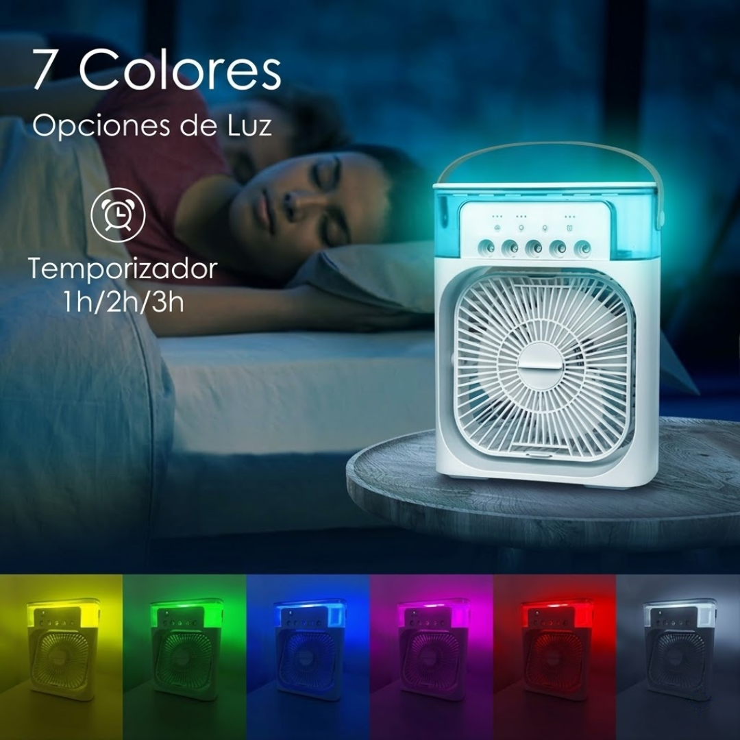 Ventilador portátil con aire frío